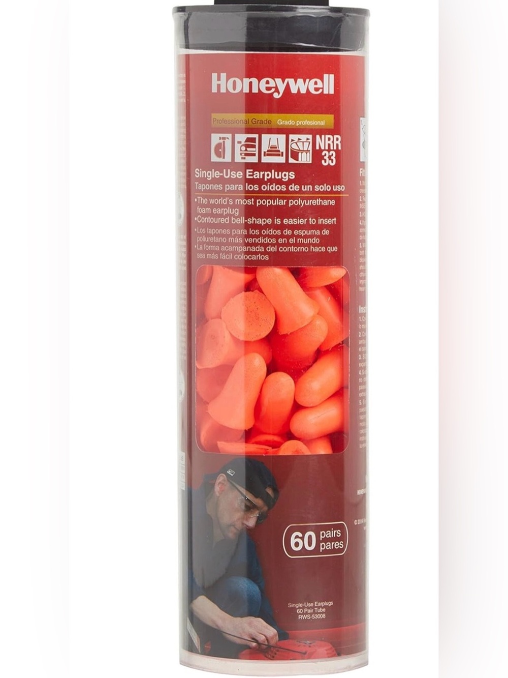 Honeywell Pre-Shaped Foam Earplugs